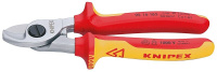 Ножницы для резки кабеля 165 мм 1000V KNIPEX, KN-9516165