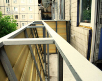 Сварочные работы балкон П-образный (по трем сторонам)