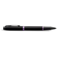 Ручка роллер Parker IM Vibrant Rings T315 (CW2172950) Amethyst Purple PVD F чернила черн. подар.кор.