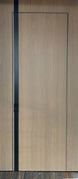 Дверь скрытого монтажа межкомнатная со вставкой, покрытие шпон 2100х800 мм