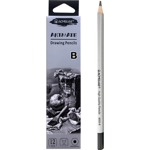 Чернографитный карандаш ACMELIAE 8000-B EAN