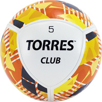 Мяч футбольный TORRES CLUB, РАЗМЕР 5