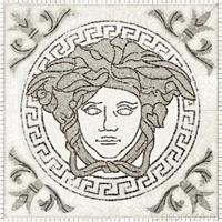 Versace Palace Rosone Medusa In Pietra White керамогранит (78,9 x 78,9 см) (118445)