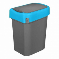 Бак для мусора Бытпласт 434214817 25л (330х270х457) полипропилен с синим ободом Resto