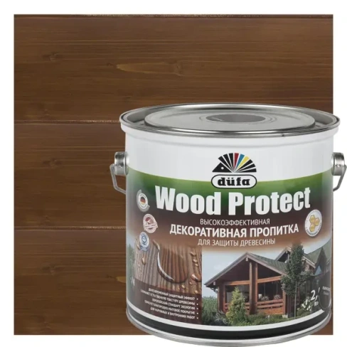 Антисептик Wood Protect цвет палисандр 2.5 л DUFA