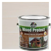 Антисептик Wood Protect цвет белый 2.5 л DUFA ВД-ПФ 1601