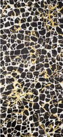 Декор керамогранит Gardenia Orchidea Unique Marmi Infinity Black-Statuario-Gold Decoro Organic 80x180 57830 800x1800 мм