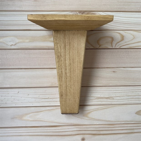 Ножка мебельная центральная 1 шт. цвет дуб из массива дерева Spaceo KUB