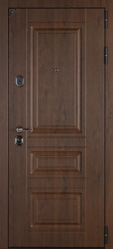 Входная дверь металлическая Tandoor Рим Дуб темный/Сандал светлый 860x2050