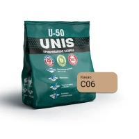 Затирка цементная Unis U-50 цвет С06 какао 1 кг UNIS