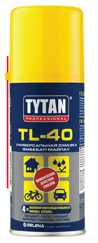 Смазка-аэрозоль универсальная TL-40 150 мл Tytan Professional