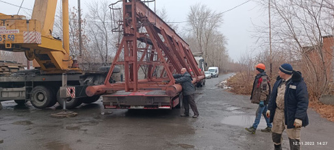 Замена грузового каната мостовых кранов
