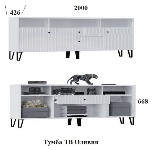 Тумба ТВ "Оливия" (МИФ, г. Пенза)