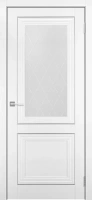 Дверь межкомнатная Гранд-8 белый бархат ДО сатин рис.2000x800