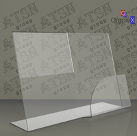 Пластиковая прозрачная подставка для полиграфии OrgpleX