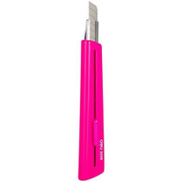 Нож канцелярский Deli E2038PINK 80мм, 9мм, розовый, блистер 24 шт./кор.