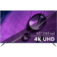 65" Телевизор HAIER Smart TV S1, 4K Ultra HD, черный, СМАРТ ТВ, Android