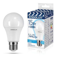 Лампочки Led E27 Ergolux led-a60-15w-e27-4k