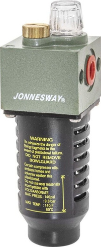Линейное смазочное устройство "лубрикатор" для пневматического инструмента 1/4" JAZ-6716 Jonnesway JAZ-6716 Линейное сма