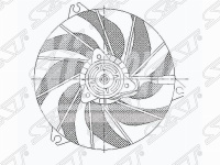 Диффузор радиатора в сборе PEUGEOT 206 98-05