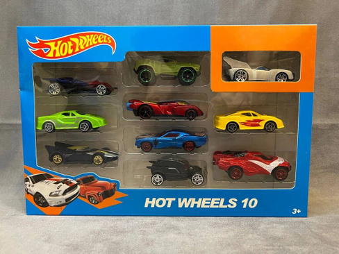 Набор машин 10 шт Hot wheels 10