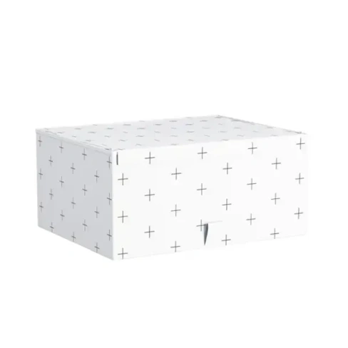 Короб для хранения Spaceo 16.5x36x28 см полиэстер цвет белый SPACEO Короб для шкафа