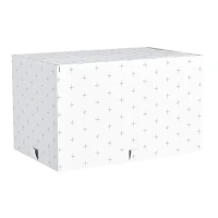 Короб для хранения Spaceo 33x56x36 см полиэстер цвет белый SPACEO Короб для шкафа